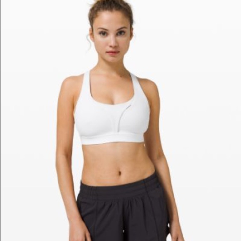 Lululemon Stash it All Bra white size 10 NWT